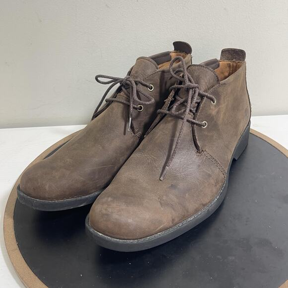 Timberland Earthkeepers Shoes Mens Size 11.5 Brown Chukka Leather Boots 5923R - Picture 4 of 12